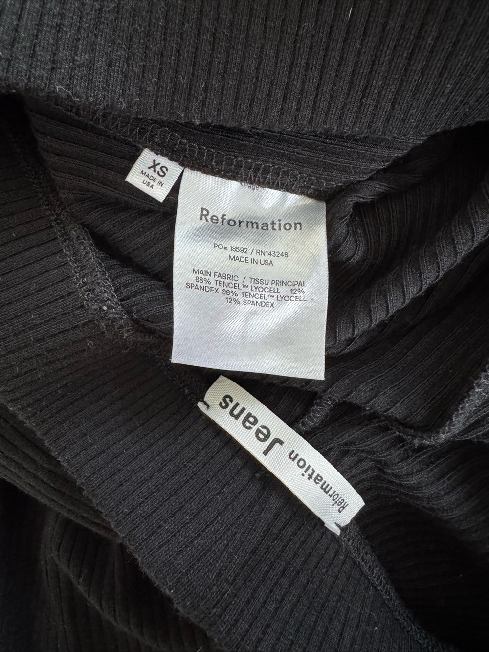 Reformation Ribbed Pants - Picture 3 of 3